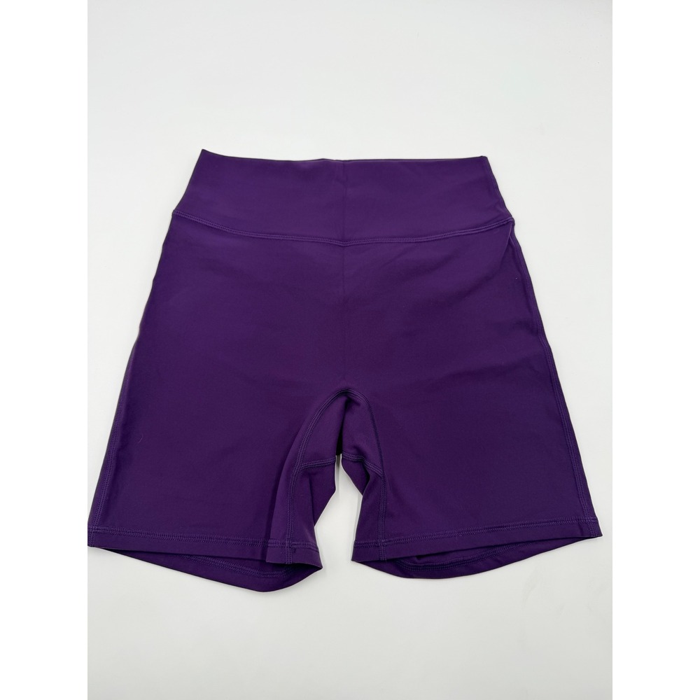 Buffbunny Collection Purple High Waisted Biker Shorts Medium
